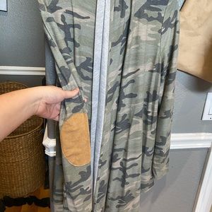 CAMO CARDIGAN